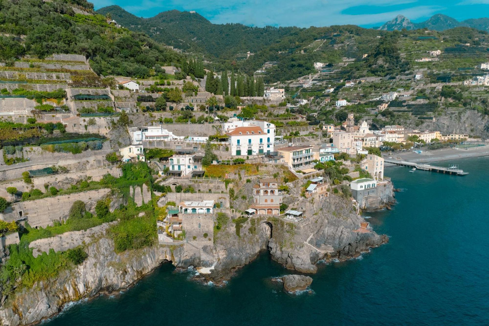 Villa Dorotea Luxury & Modern Design - Jacuzzi With Seaview & Sauna - Hammam & Homegym Minori Exteriér fotografie